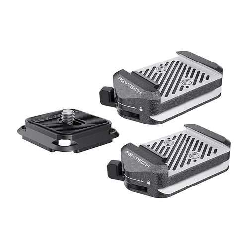 PGYTECH Arca-Type V2 - Kit de 2 attaches rapides Arca-Swiss avec plateau : kit de deux attaches rapides PGYTECH Arca-Type V2 avec plateau