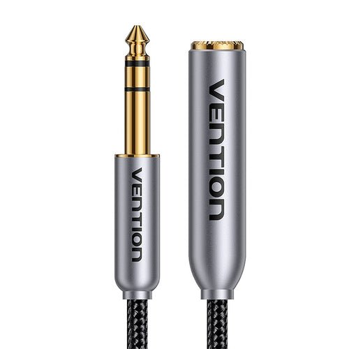 Vention BCXHF - Rallonge audio jack 6,35 mm mâle vers femelle, 1 m : rallonge audio Vention BCXHF jack 6,35 mm