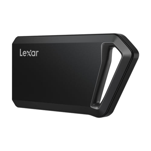Lexar SL600 - SSD portable 4 To USB 3.2 Gen2x2, 2000 Mo/s : finition aluminium sablé du boîtier