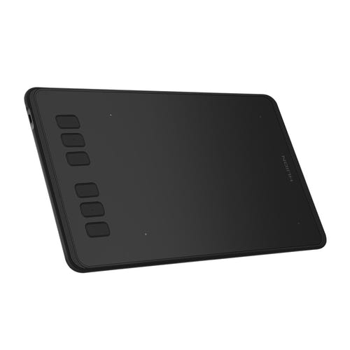 Huion H640P - Tablette graphique 8192 niveaux, 8 mm d'épaisseur : stylet PW100 sans pile et son support PH03