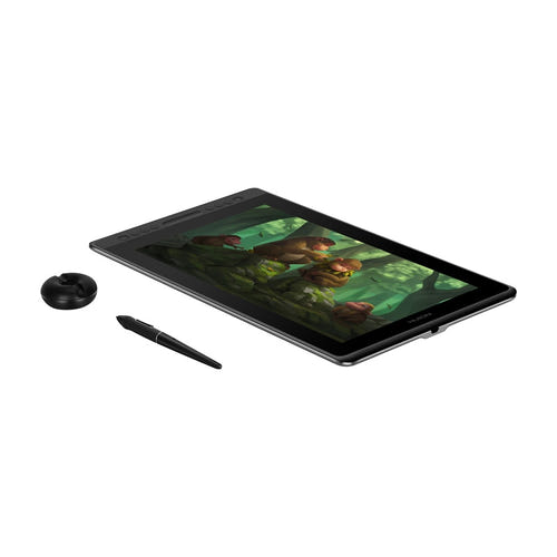 Huion Kamvas Pro 16 - Écran graphique 15,6 pouces Full HD, 8192 niveaux : verre antireflet mat et laminage intégral