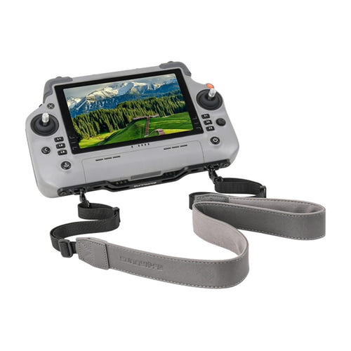 Sunnylife GS998 - Support de portage pour radiocommandes RC Plus 2 et RC Plus 1 : sangle en cuir PU doublée de microfibre sur la radiocommande