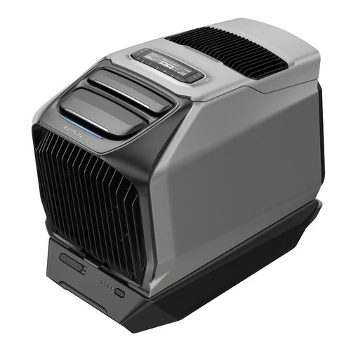 EcoFlow Wave 3 - Climatiseur portable réversible 6100 BTU : gaine de sortie isolée et jeu d'adaptateurs