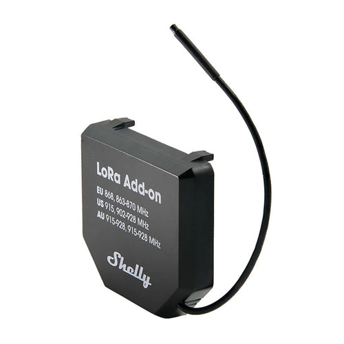 Shelly LoRa Add-on EU868 - Lot de 2 modules longue portée pour Gen3 et Gen4 : module LoRa raccordé à un appareil Shelly