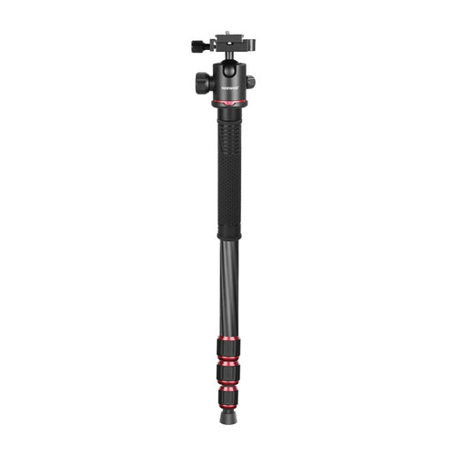Neewer N55C - Trépied carbone 168 cm convertible en monopode : trépied en fibre de carbone Neewer N55C