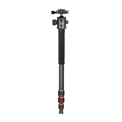 Neewer N55C - Trépied carbone 168 cm convertible en monopode : trépied en fibre de carbone Neewer N55C