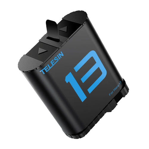 Telesin - Batterie 1900 mAh pour GoPro Hero 13 : batterie installée dans le compartiment de la caméra