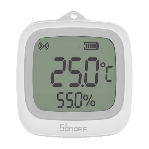 Sonoff SNZB-02WD - Capteur de température et d'humidité Zigbee à écran LCD : fixation par aimant ou cordon de suspension