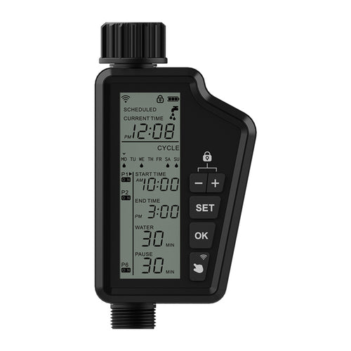 Avatto SWT60-EU - Programmateur d'arrosage Wi-Fi avec écran LCD : programmateur d'arrosage Avatto SWT60-EU avec écran LCD