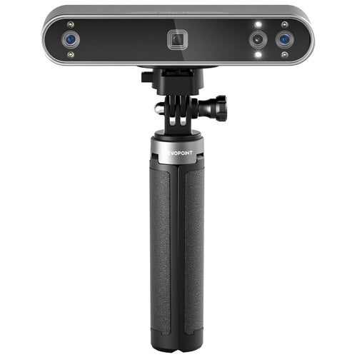 Revopoint Pop 3 Plus Advanced - Scanner 3D avec plateau deux axes : scanner 3D Revopoint Pop 3 Plus Advanced et ses accessoires