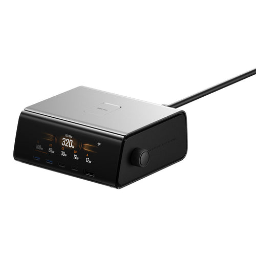 EcoFlow RAPID Pro 320W - Station de charge 4 USB-C et 1 USB-A GaN : station de charge EcoFlow RAPID Pro 320W