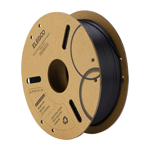 ELEGOO PLA - Filament 3D 1,75 mm de 1 kg (noir) : bobine de filament ELEGOO PLA noir de 1 kg