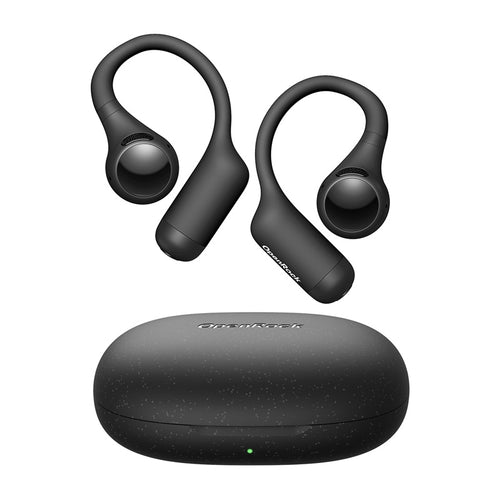 OneOdio OpenRock S2 - Écouteurs à oreille ouverte, 32 h et LDAC (noirs) : écouteurs à oreille ouverte OneOdio OpenRock S2 noirs et leur boîtier