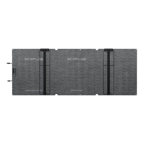 EcoFlow 160W NextGen - Panneau solaire pliable, rendement de 25 % : supports d'inclinaison à 30, 60 ou 90 degrés