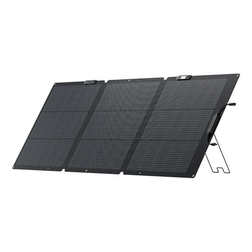 EcoFlow 160W NextGen - Panneau solaire pliable, rendement de 25 % : panneau replié au format d'un bagage avec sa housse