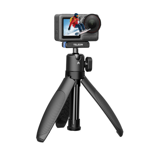 Telesin - Perche selfie avec trépied 17-44 cm pour DJI Osmo Action : perche selfie Telesin avec trépied pour DJI Osmo Action