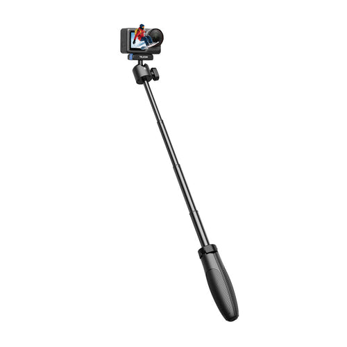 Telesin - Perche selfie avec trépied 17-44 cm pour DJI Osmo Action : perche déployée en quatre sections jusqu'à 44 cm
