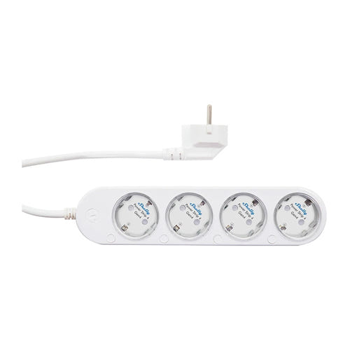 Shelly Power Strip 4 Gen4 - Multiprise connectée 4 prises 12 A : multiprise connectée Shelly Power Strip 4 Gen4