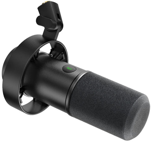 Fifine K688 - Microphone dynamique USB-C et XLR (noir) : sorties USB-C et XLR du Fifine K688