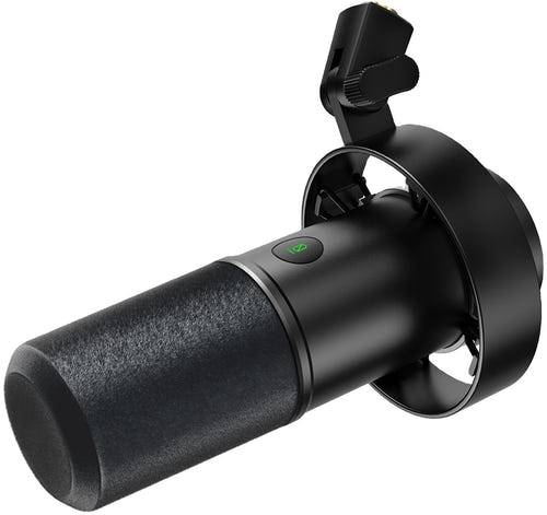 Fifine K688 - Microphone dynamique USB-C et XLR (noir) : suspension antichoc du Fifine K688