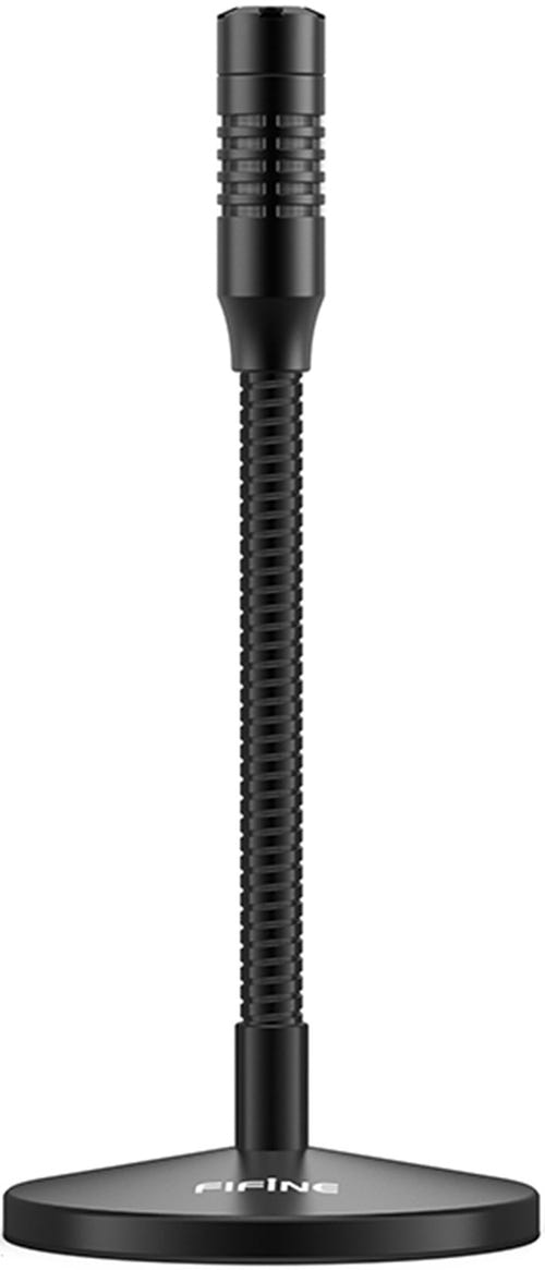 Fifine K050 - Microphone USB à condensateur sur col flexible : base antidérapante du microphone Fifine K050