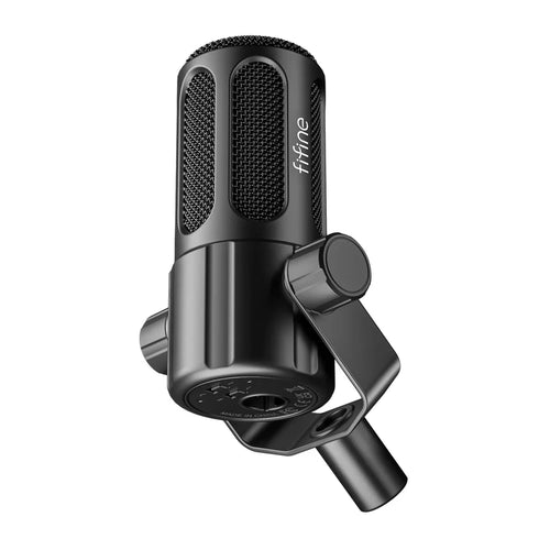 Fifine Tank1 - Microphone dynamique de studio XLR (noir) : microphone dynamique de studio Fifine Tank1 noir