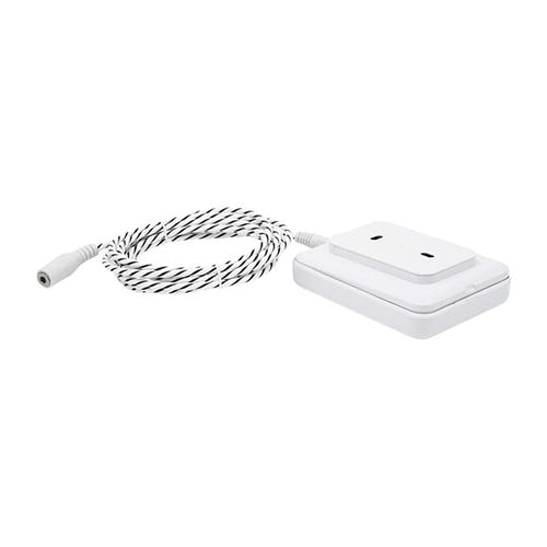 Shelly Flood Gen4 - Détecteur de fuite d'eau Wi-Fi et Zigbee avec câble de 2 m : câble de détection posé au sol le long d'un tuyau