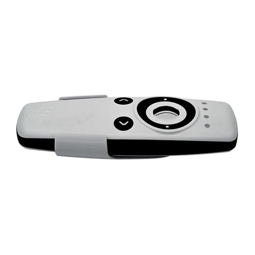 Shelly BLU Remote Control ZB - Télécommande 4 canaux Bluetooth et Zigbee (blanche) : télécommande posée sur son support mural