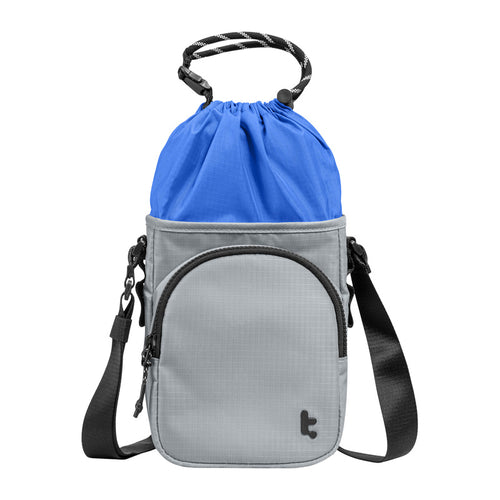 Tomtoc GameOn-G50 JoyCarry - Sacoche monobretelle pour Nintendo Switch 2 (grise) : sacoche Tomtoc GameOn-G50 grise, vue d'ensemble