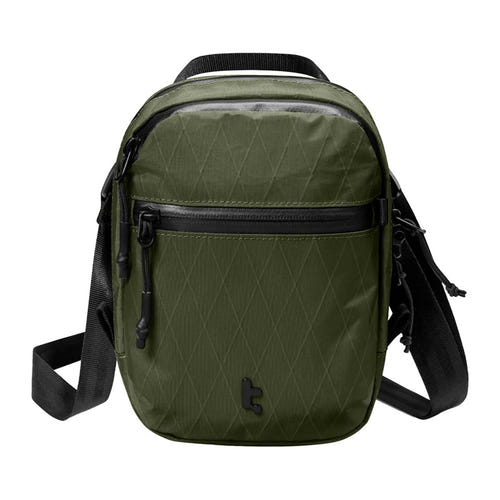 Tomtoc Aviator-T37 - Sacoche de voyage 1,3 L en X-Pac (verte) : organiseur intérieur et poches de la sacoche