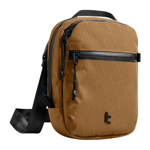 Tomtoc Aviator-T37 - Sacoche de voyage 1,3 L en X-Pac (marron) : sacoche Tomtoc Aviator-T37 marron, vue d'ensemble