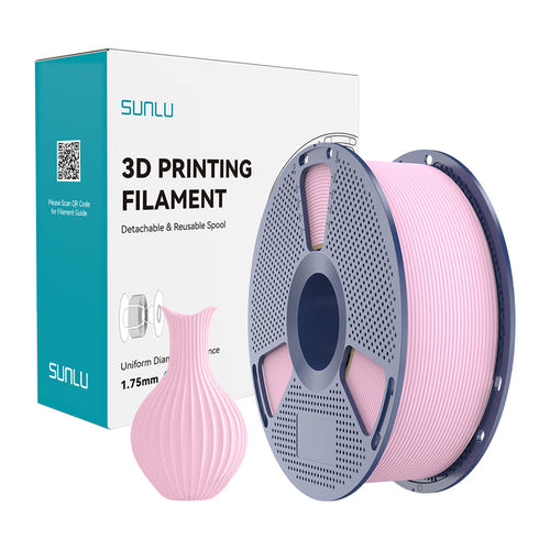 Sunlu PLA Classic - Filament 3D 1,75 mm, bobine de 1 kg (rose Sakura) : bobine de filament Sunlu PLA Classic rose Sakura