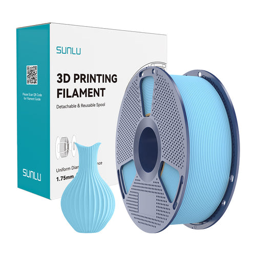 Sunlu PLA Classic - Filament 3D 1,75 mm, bobine de 1 kg (bleu clair) : bobine de filament Sunlu PLA Classic bleu clair