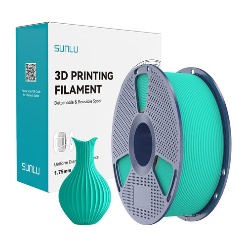 Sunlu PLA Classic - Filament 3D 1,75 mm, bobine de 1 kg (menthe) : bobine de filament Sunlu PLA Classic menthe