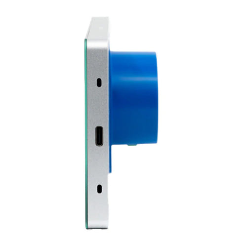 Shelly Wall Display X2i - Panneau de contrôle mural 6,95 pouces (argent) : panneau et socle d'alimentation interchangeable