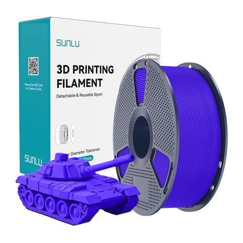 Sunlu PLA+ High-Speed - Filament 3D 1,75 mm (bleu) : bobine de filament Sunlu PLA+ High-Speed bleu