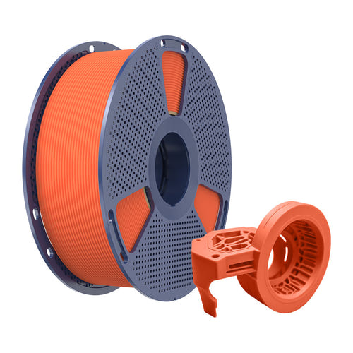 Sunlu PETG High-Speed Matte - Filament 3D mat (orange) : porte-gobelet imprimé fixé sur un guidon de vélo