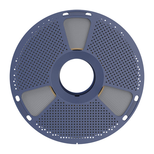 Sunlu PETG High-Speed Matte - Filament 3D mat (gris) : bobines de filament PETG mat devant une maquette imprimée