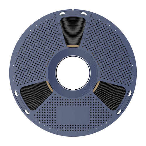 Sunlu ABS High-Speed - Filament 3D 1,75 mm, bobine de 1 kg (noir) : gros plan sur le filament noir enroulé dans sa bobine