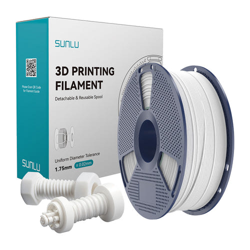 Sunlu ABS High-Speed - Filament 3D 1,75 mm de 1 kg (blanc) : bobine de filament Sunlu ABS High-Speed blanc
