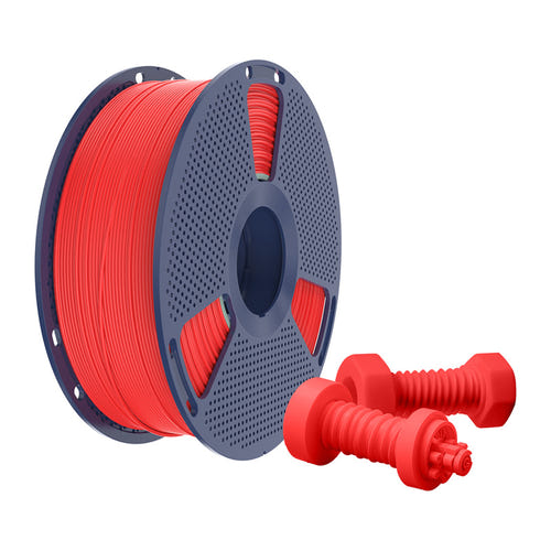 Sunlu ABS High-Speed - Filament 3D 1,75 mm de 1 kg (rouge) : pièces imprimées en ABS rouge