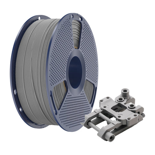 Sunlu ABS - Filament 3D pour pièces fonctionnelles (gris) : filament ABS gris sur sa bobine