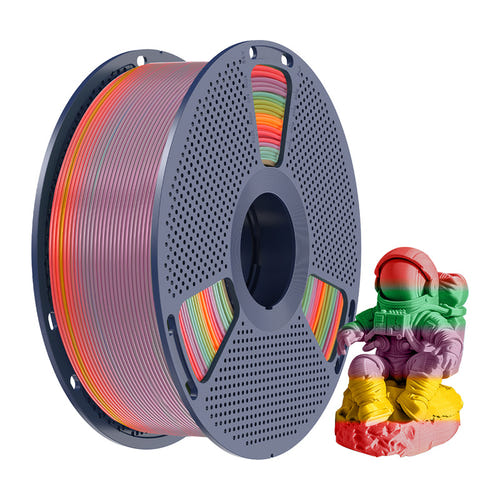 Sunlu PLA Rainbow 01 - Filament 3D multicolore à dégradé : dégradé de couleurs le long du filament