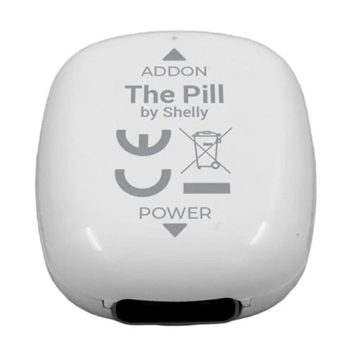 Shelly Pill - Module capteur universel Wi-Fi et Bluetooth, alimentation USB-C : raccordement des sondes DS18B20 et DHT22