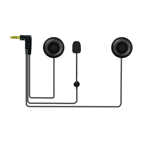 EJEAS HIFI-MH - Kit oreillettes et micro pour casque moto, intercom Q2 (jack 3,5 mm) : kit oreillettes et micro EJEAS HIFI-MH avec jack 3,5 mm
