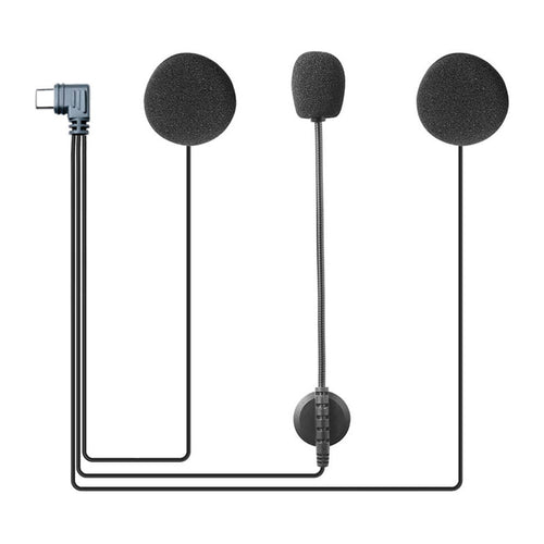 EJEAS HIFI-M6 - Kit oreillettes et micro USB-C pour casque moto, intercoms V4 Plus, V6 PRO+ et V7 : kit oreillettes et micro EJEAS HIFI-M6 à connecteur USB-C