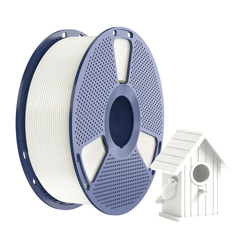Sunlu ASA - Filament 3D 1,75 mm résistant aux UV (blanc) : filament ASA Sunlu blanc de 1,75 mm de diamètre