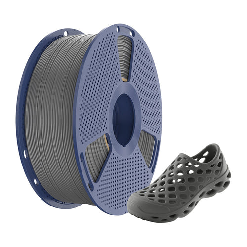 Sunlu TPU 95A - Filament 3D flexible 1,75 mm, bobine de 1 kg (gris) : filament flexible TPU 95A de 1,75 mm de diamètre