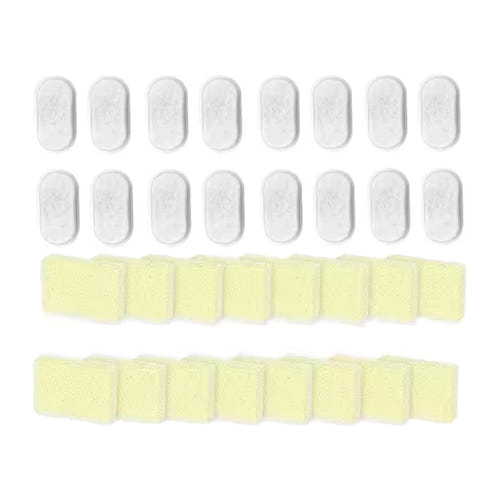 Rojeco RYSJPJXF-LX8 - Filtres pour fontaine à eau 1,5 L, lot de 16 : lot de 16 filtres Rojeco pour fontaine à chat