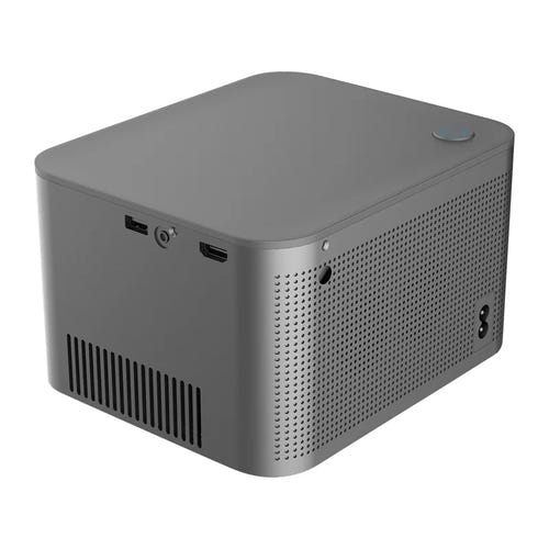 Magcubic HY350 - Vidéoprojecteur Full HD 580 ANSI lumens sous Android 11 (gris) : connectique HDMI, USB-A et sortie audio